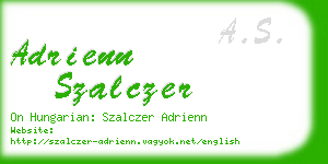 adrienn szalczer business card